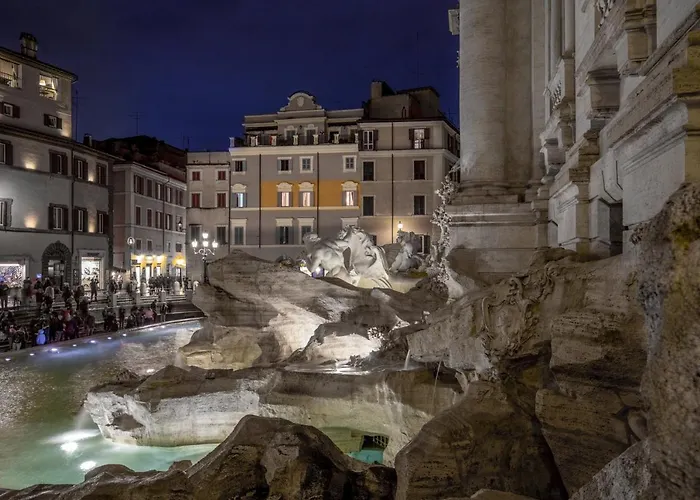 דירה Trevi Ab Aeterno - Amazing View Of The Trevi Fountain *